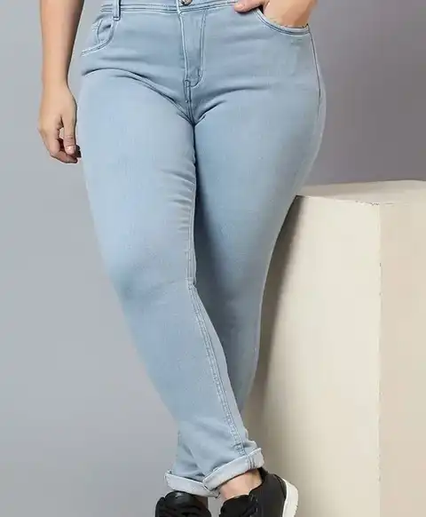 Beige Skinny Jeans — view 1