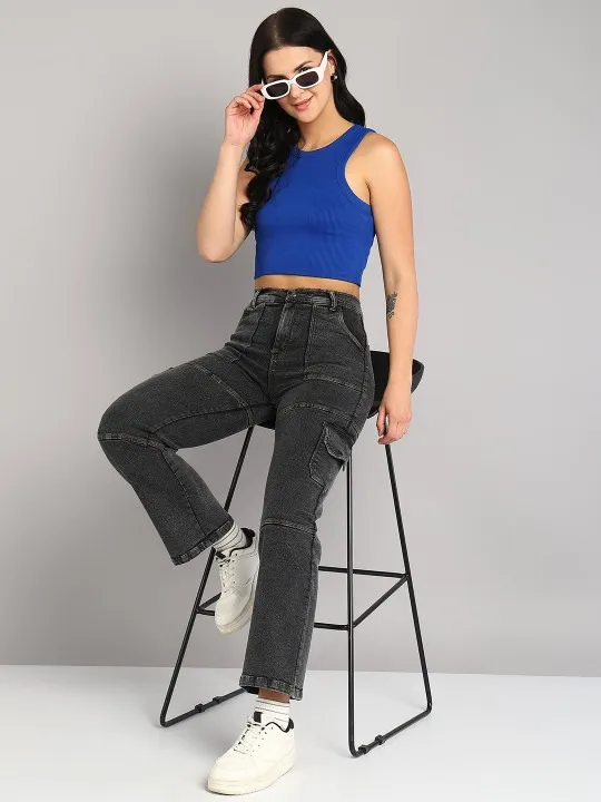 Black Relaxed Jeans — view 3