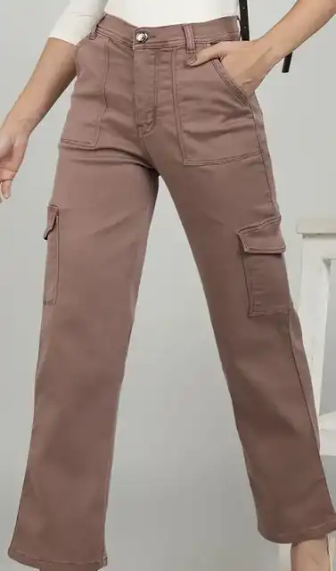 Brown Relaxed Jeans — view 1