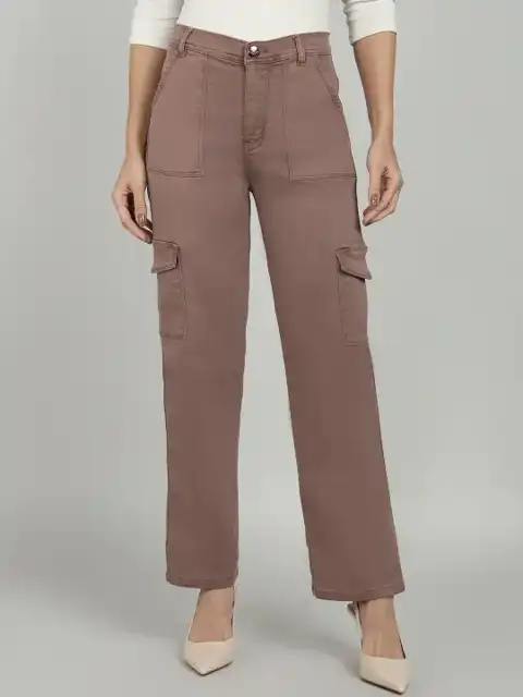 Brown Relaxed Jeans — view 2