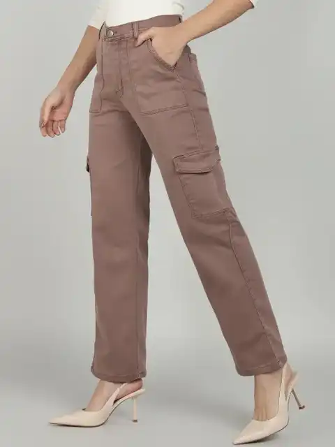 Brown Relaxed Jeans — view 3