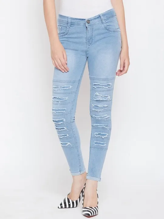 Beige Skinny Jeans — view 1