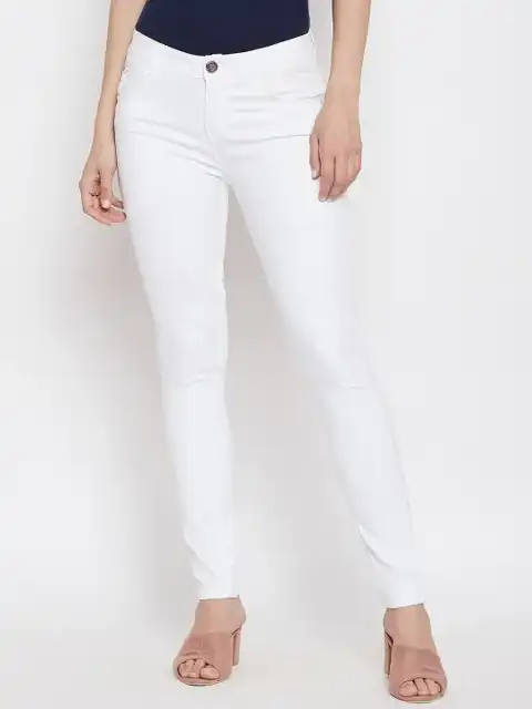 White Skinny Jeans — view 1
