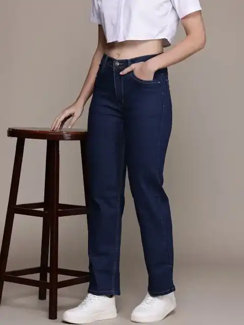 Black Straight Jeans — view 1