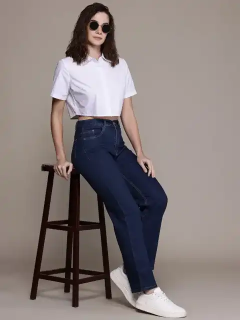 Black Straight Jeans — view 3