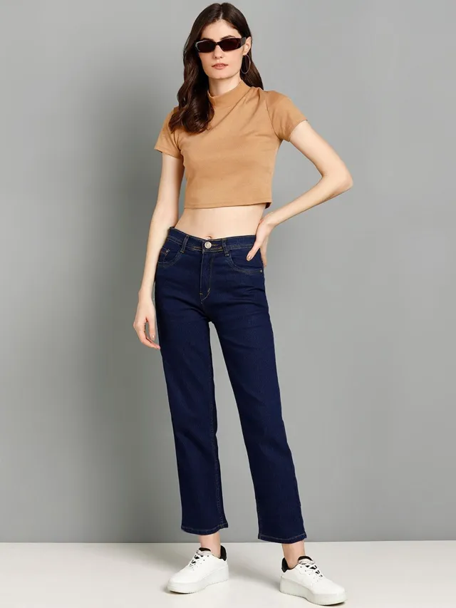 Black Straight Jeans — view 4