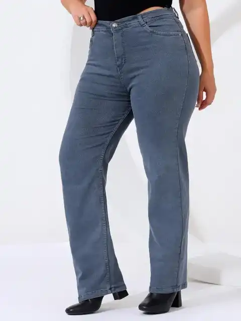 Green Straight Jeans — view 3