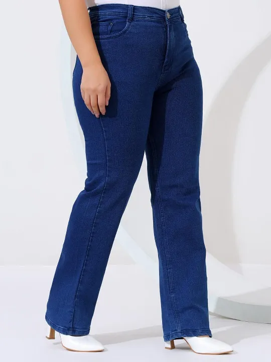Green Straight Jeans — view 1