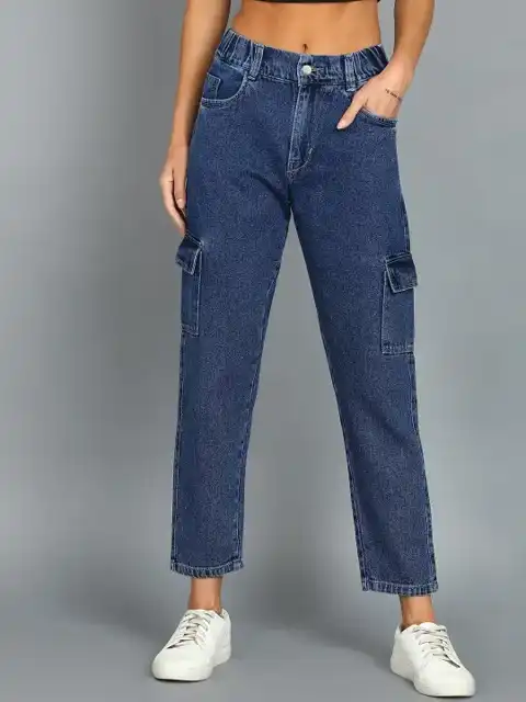 Green Regular Jeans — view 1
